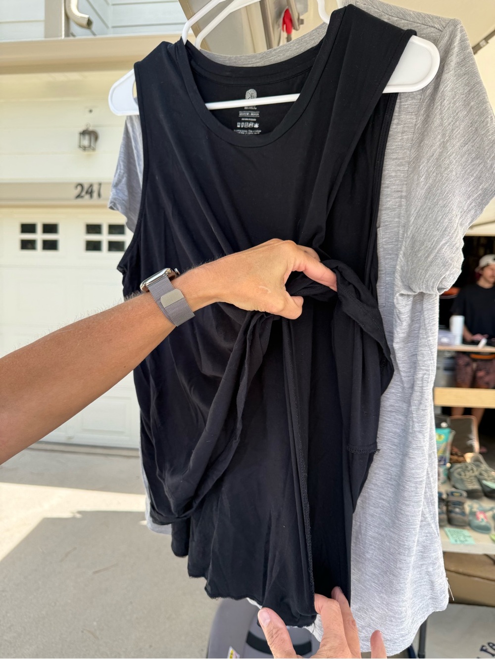 Kindred bravely nursing black tank size med